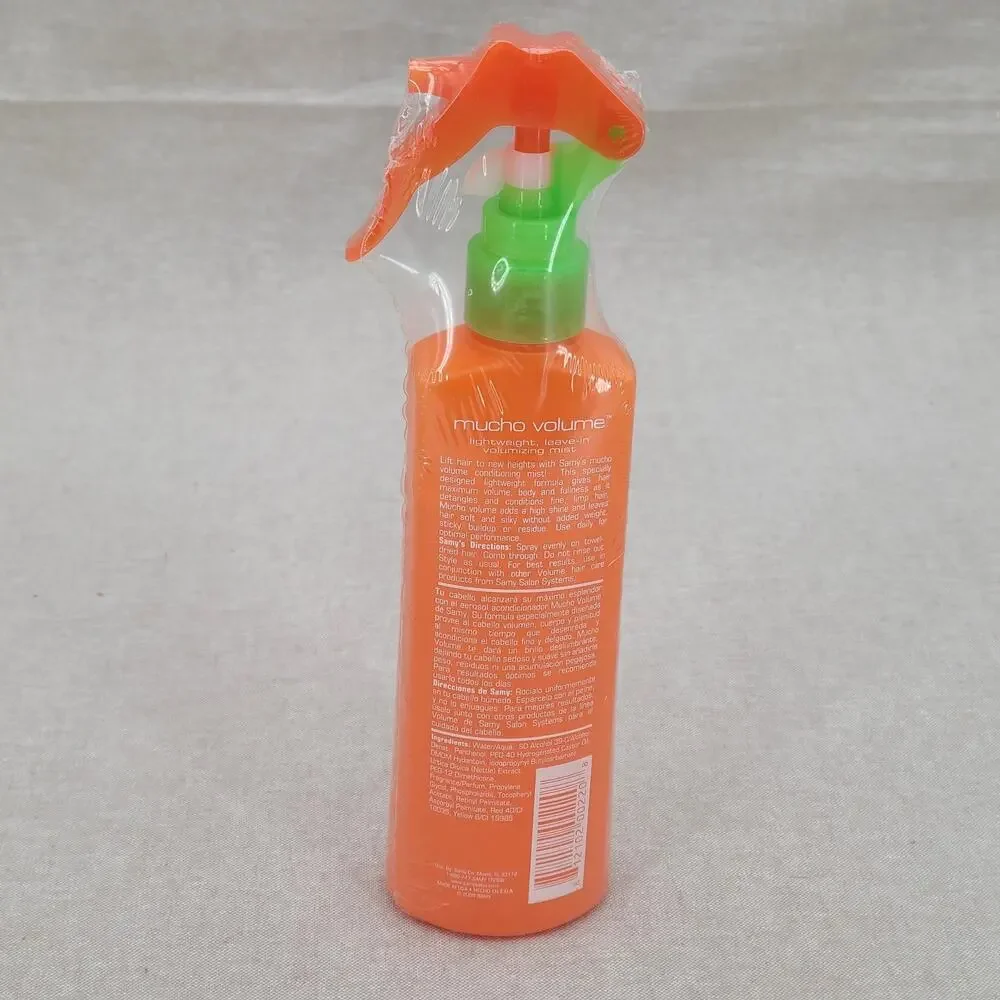 Samy Salon Systems Mucho Volume Leave In Volumizing Mist 7 FL Oz/207ml New